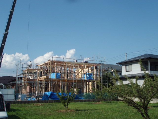 安全第一で作業中