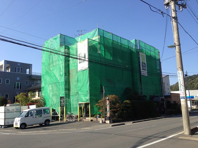 外部の改装工事