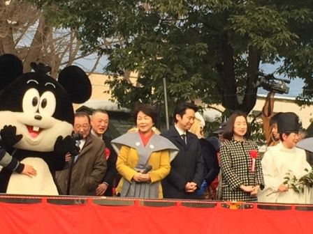 節分祭の豆まき