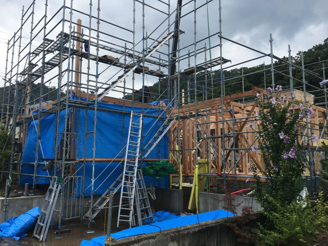 建て方開始！