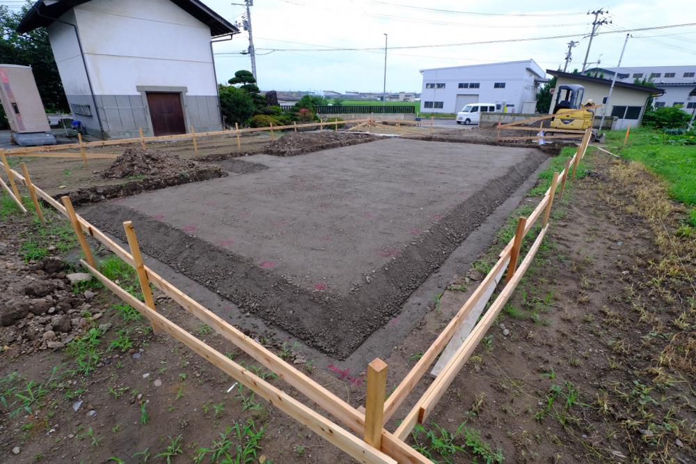 基礎工事進捗中！