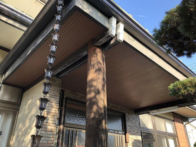 軒天上げ替え工事