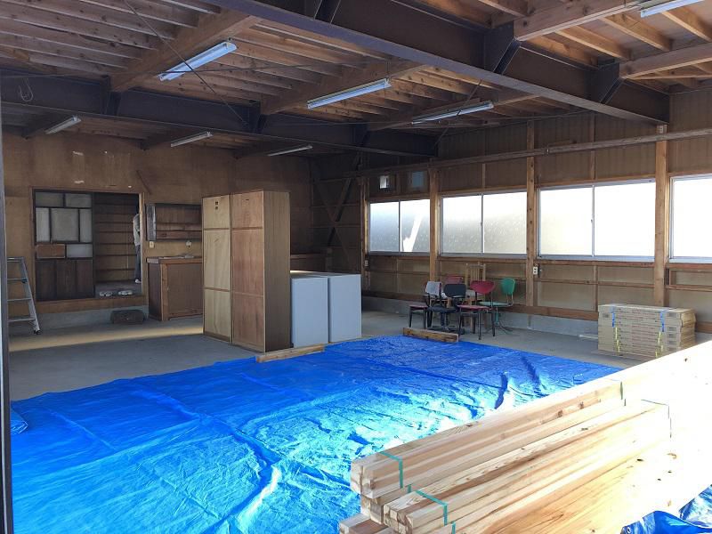 新たな工事がスタートしました。