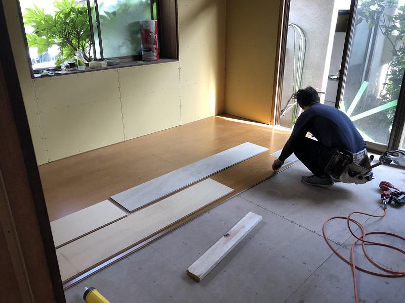 順調に工事進行中