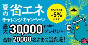夏の省エネチャレンジキャンペーン