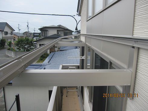 ほしかったバルコニーの屋根