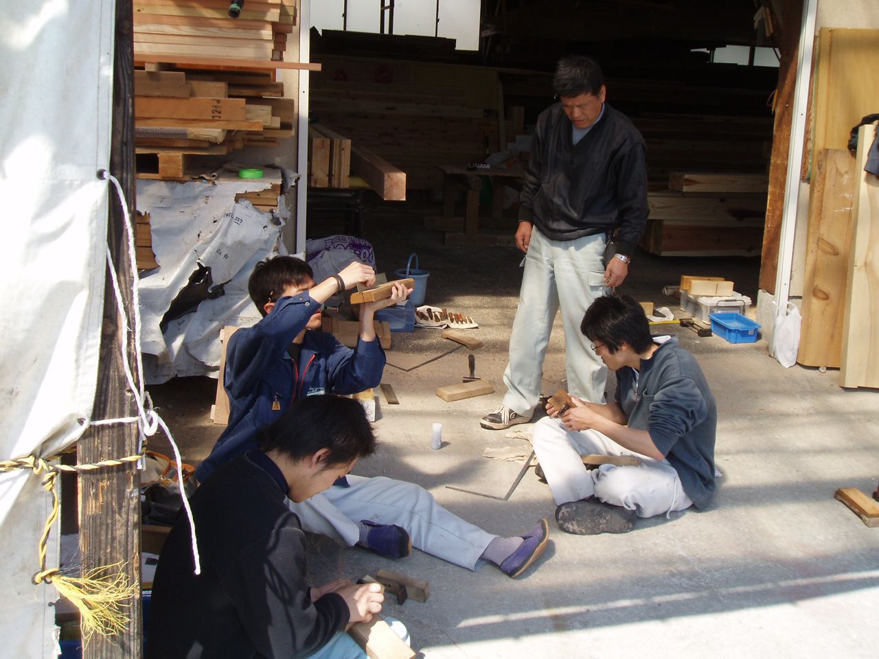 見習い大工の勉強会