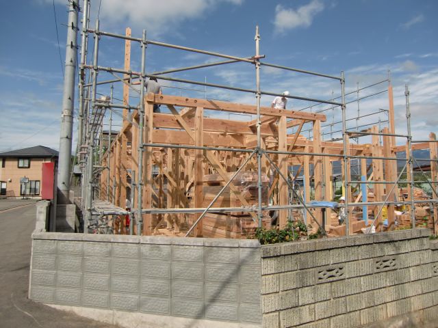 【新築住宅】 上山市 Y様邸 木工事 建て方