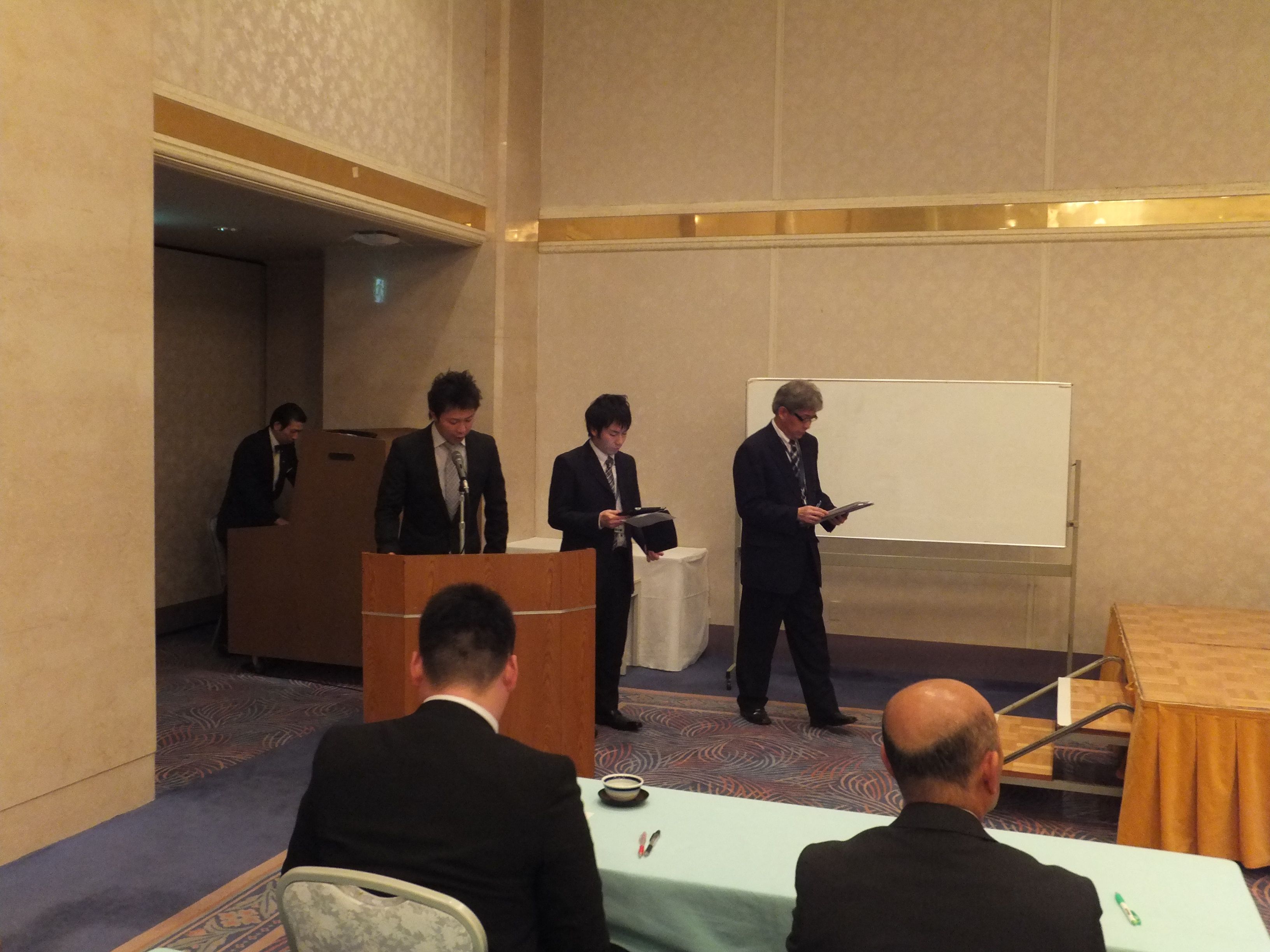 建設部今年度の現場作り発表　!!