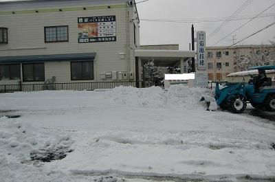 除雪車出動中!!