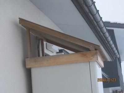 雪害対策工事です!!