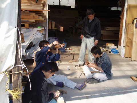 見習い大工の勉強会