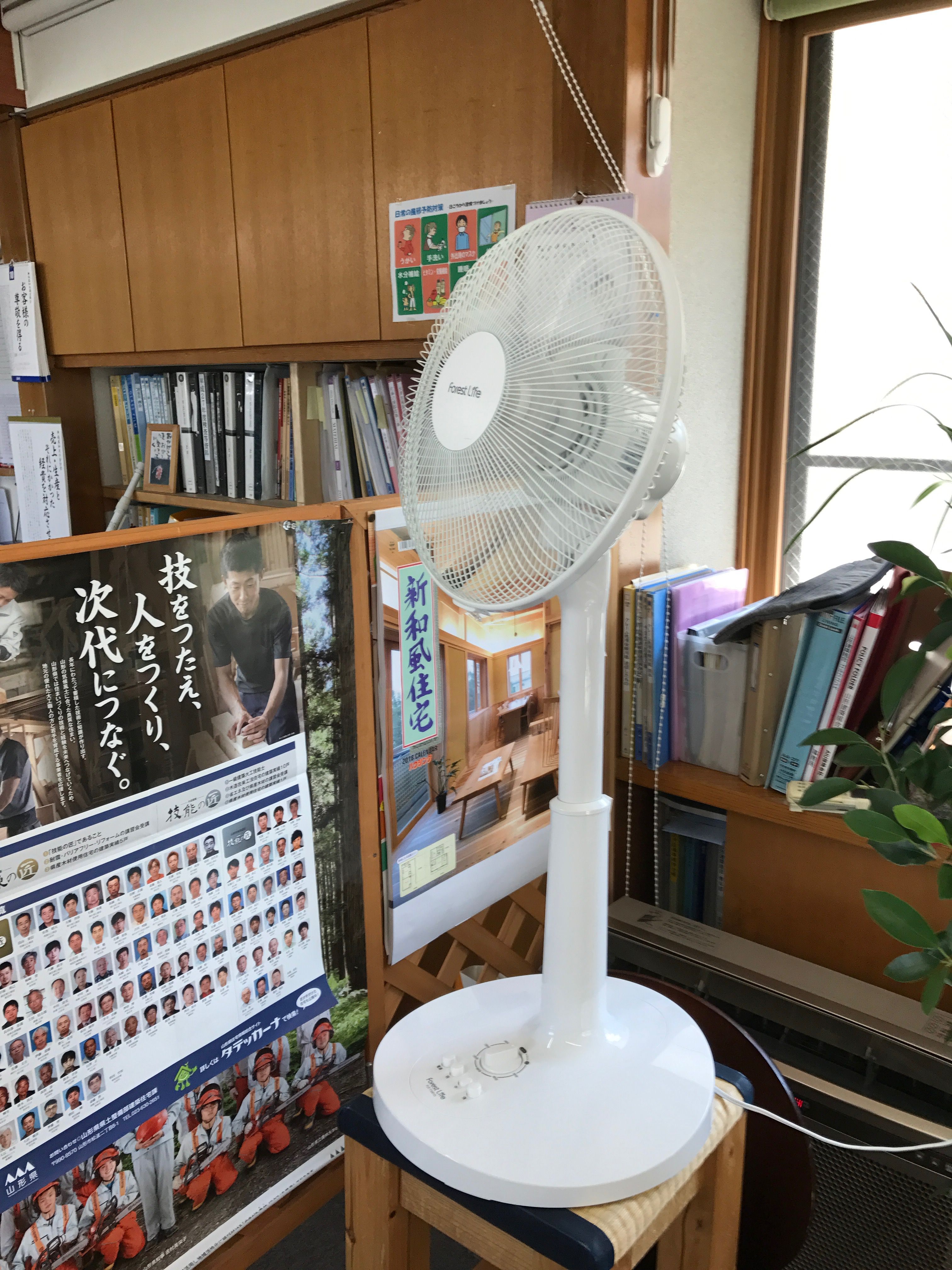 ~扇風機大活躍～