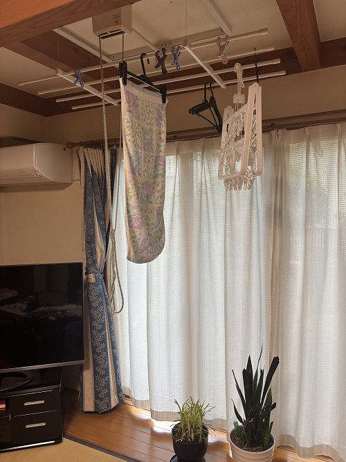 ～室内物干し～