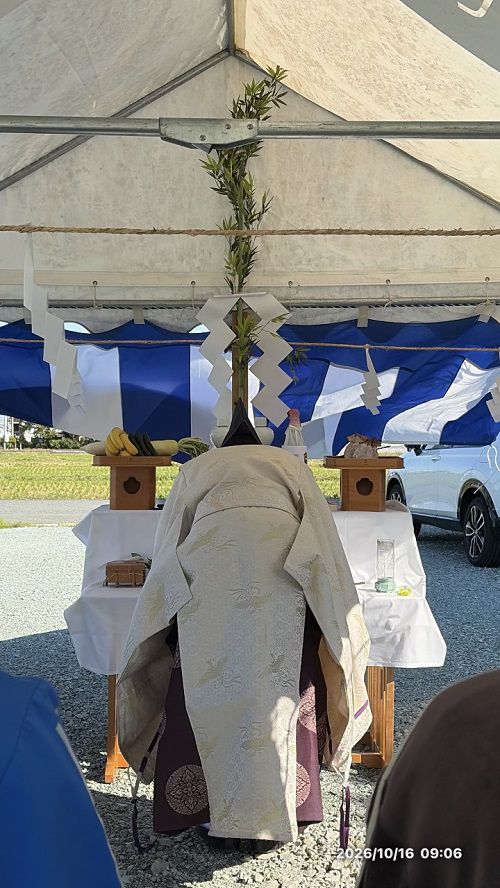 ～新築工事地鎮祭～
