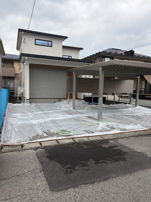 ~土間コンクリート打設~