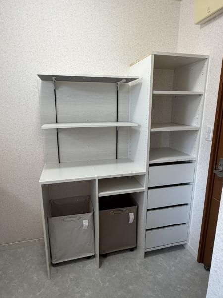 棚を取り付けました！