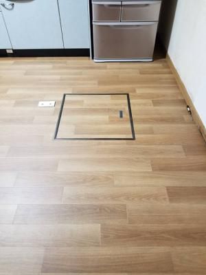 キッチンフロア交換工事