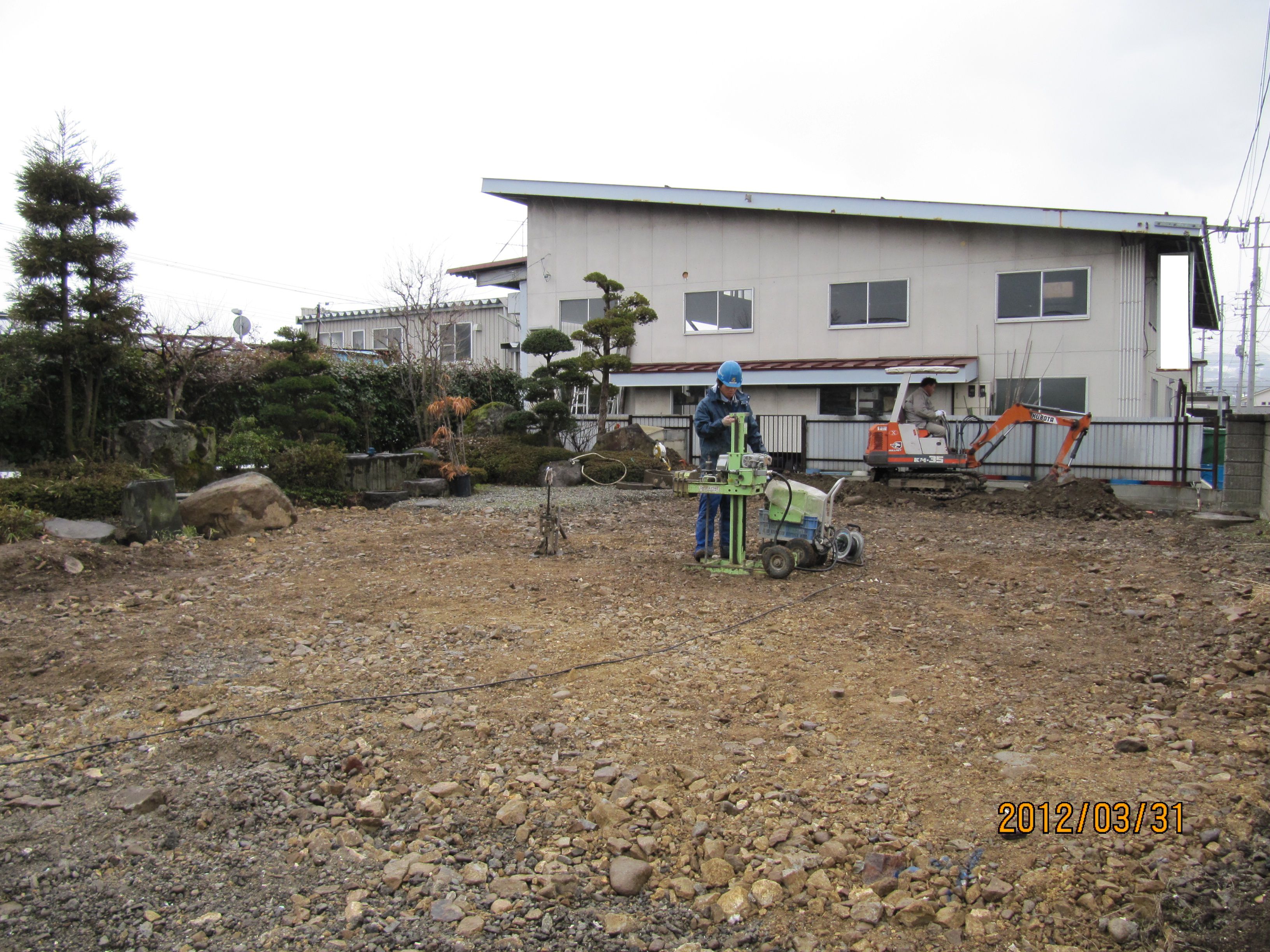 【新築住宅】 山形市あかねヶ丘 Ｈ様邸 地盤調査