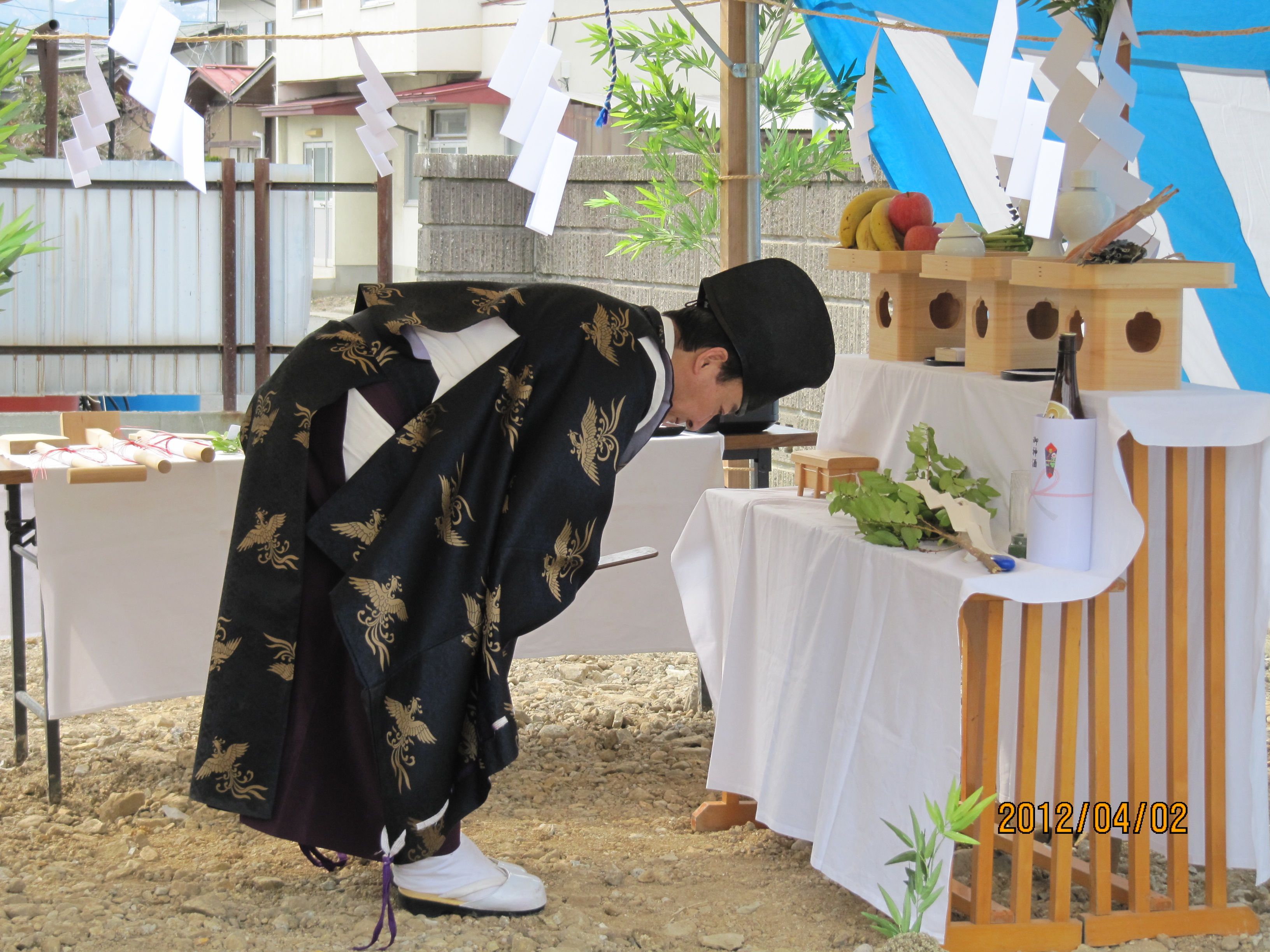 【新築工事】 山形市あかねヶ丘 Ｈ様邸 地鎮祭