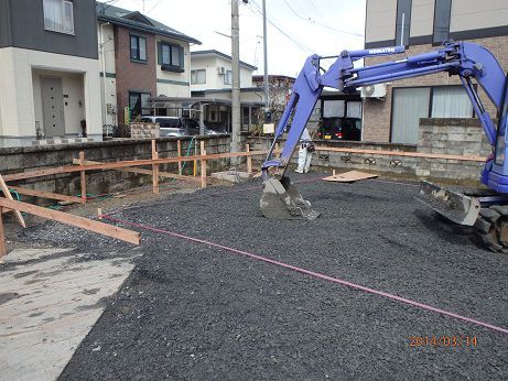 【新築住宅】 上山市石堂 Ｋ様邸 基礎工事
