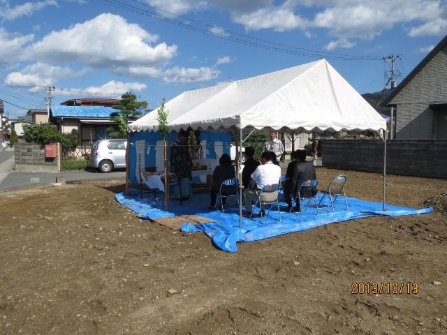 【新築住宅】山形市南松原　I様邸　地鎮祭
