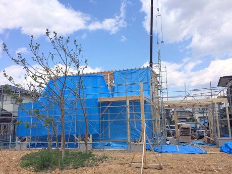 【新築住宅】　天童市久野本H様邸　木工事経過と躯体検査