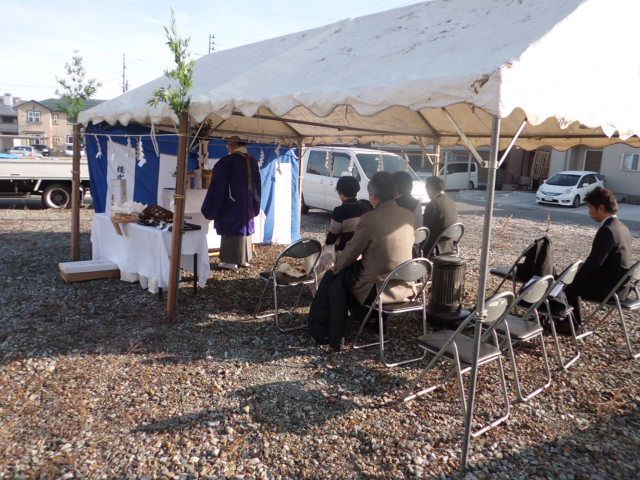 【新築住宅】　山形市嶋北A様邸　地鎮祭・事前上棟