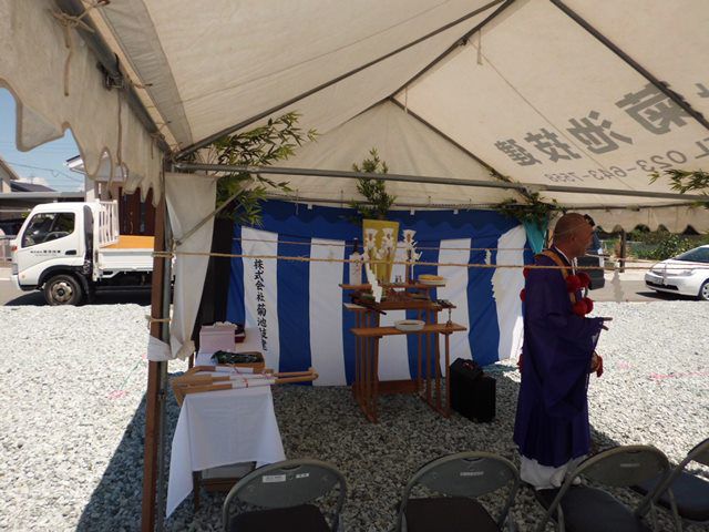【新築住宅】山形市嶋北O様邸　地鎮祭