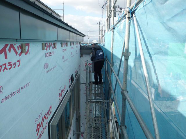 【新築住宅】東根市神町西四丁目Ｓ様邸　防水検査