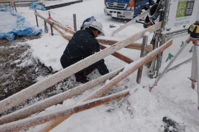 【新築住宅】山形市陣場S様邸　遣り方検査