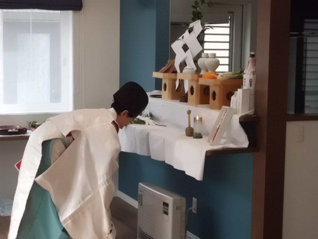 【新築住宅】山形市陣場S様邸　入居祈祷