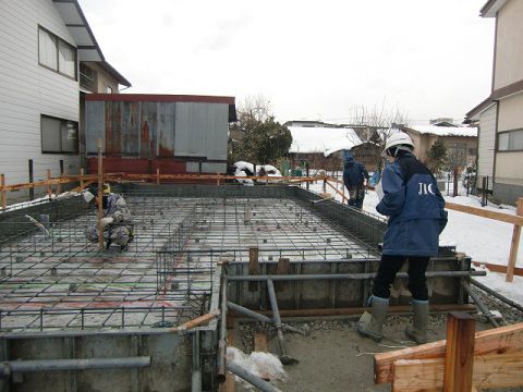 【新築住宅】山形市城北町　I様邸　配筋検査　