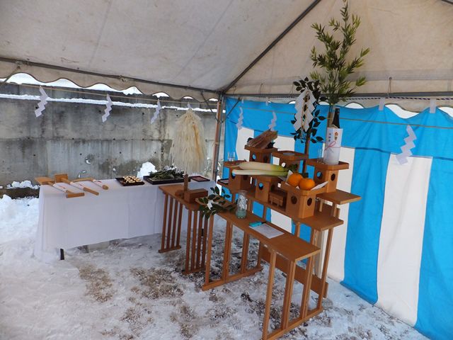 【新築住宅】山形市松波T様邸　地鎮祭