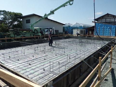 【新築住宅】東根市島大堀 S様邸 配筋検査