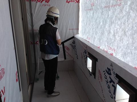 【新築住宅】東根市中央4丁目 K様邸 防水検査
