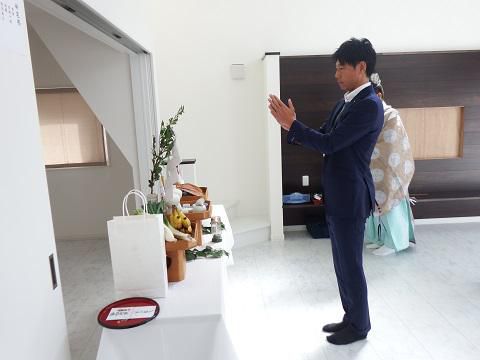 【新築住宅】東根市中央4丁目K様邸　入居祈祷