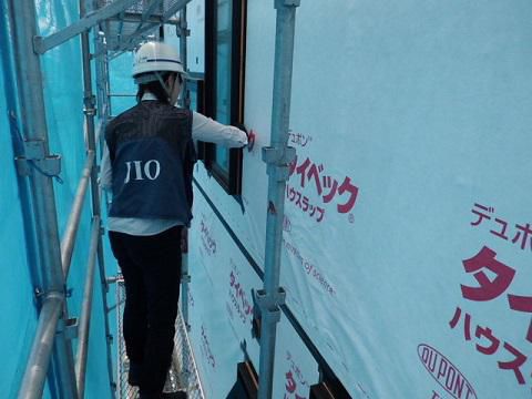【新築住宅】東根市神町東一丁目U様邸 防水検査