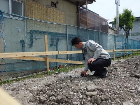 【新築住宅】山形市宮町 Ｏ様邸 遣り方検査