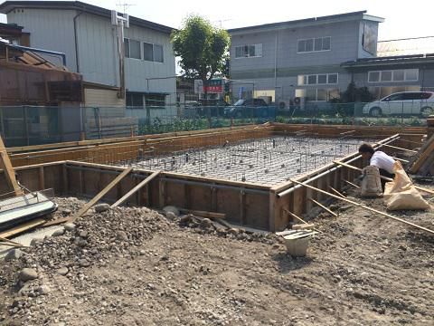 【新築住宅】山形市宮町 Ｏ様邸 配筋検査