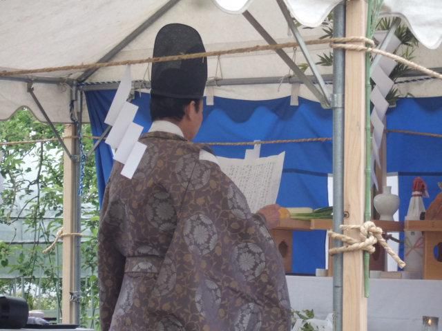 【新築住宅】天童市荒谷 Ｈ様邸　地鎮祭