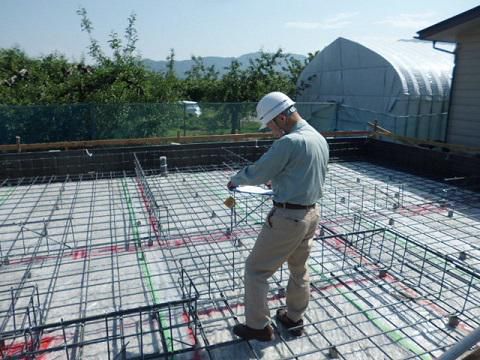 【新築住宅】天童市荒谷 Ｈ様邸　配筋検査
