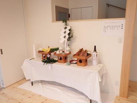 【新築住宅】天童市一日町 S様邸　入居祈祷