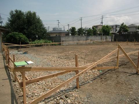【新築住宅】山形市南館 Ｔ様邸　遣り方検査