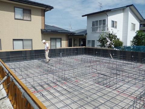 【新築住宅】 東根市さくらんぼ駅前 Ｍ様邸 配筋検査
