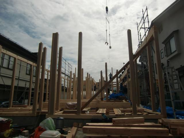 【新築住宅】山形市上町 Ｙ様邸 　建て方