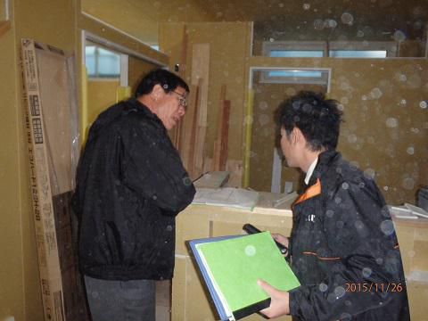 【新築住宅】西村山郡西川町間沢 Ｗ様邸　木完検査