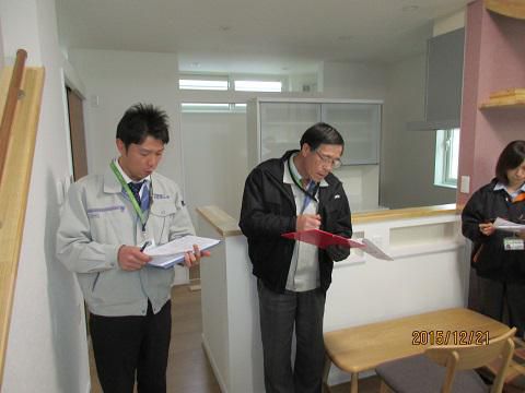 【新築住宅】西村山郡西川町間沢 Ｗ様邸　完成検査
