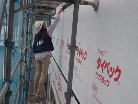 【新築住宅】 山形市青田南 Ｋ様邸 防水検査