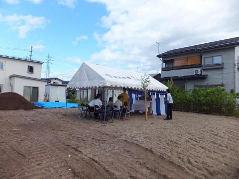 【新築住宅】天童市東芳賀 Ｙ様邸 地鎮祭